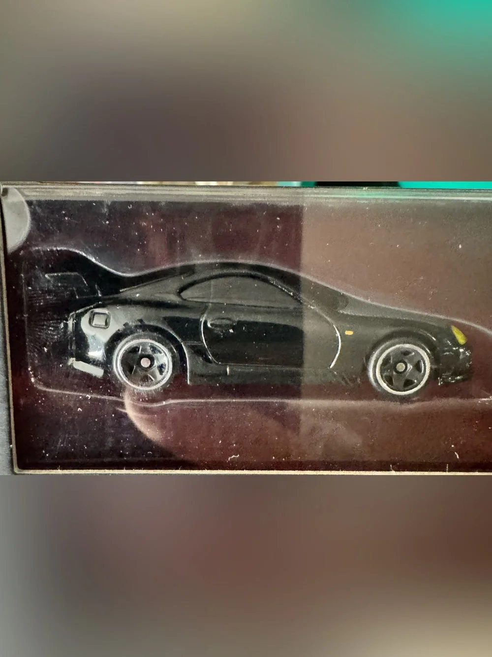 Hot Wheels Brick Shop Black '94 Toyota Supra MKIV Building Set
